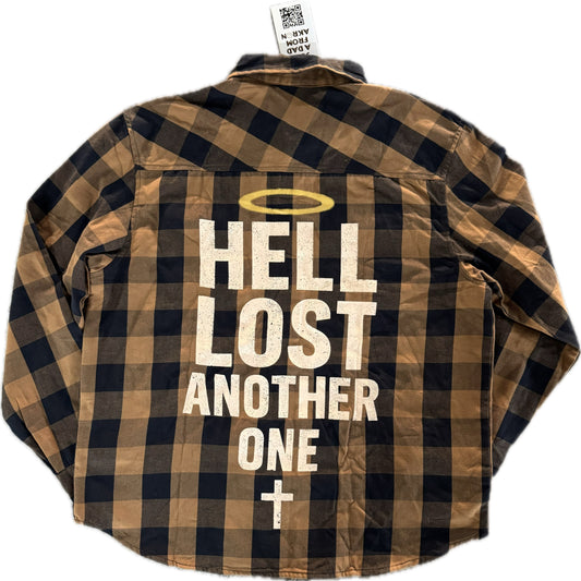 “HELL LOST ANOTHER ONE” Flannel