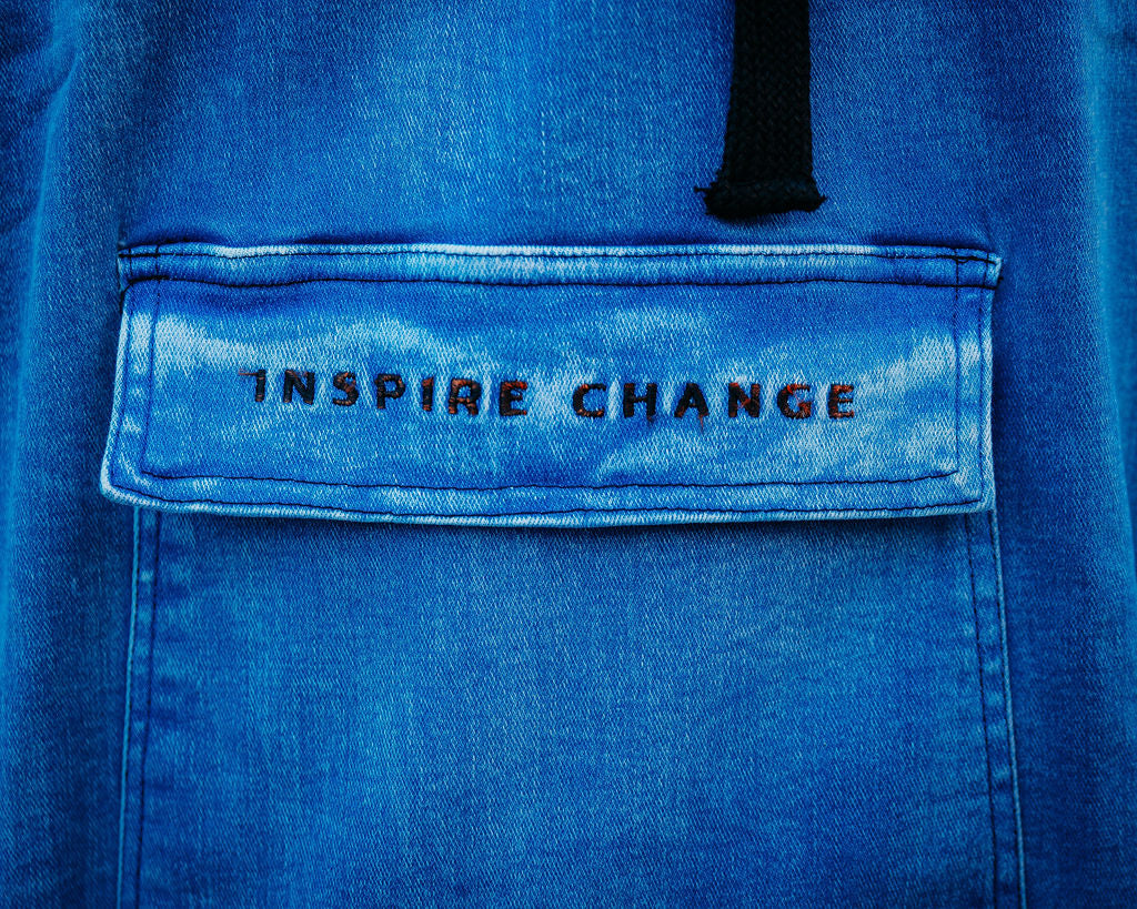 "Inspire Change" Jean Jacket