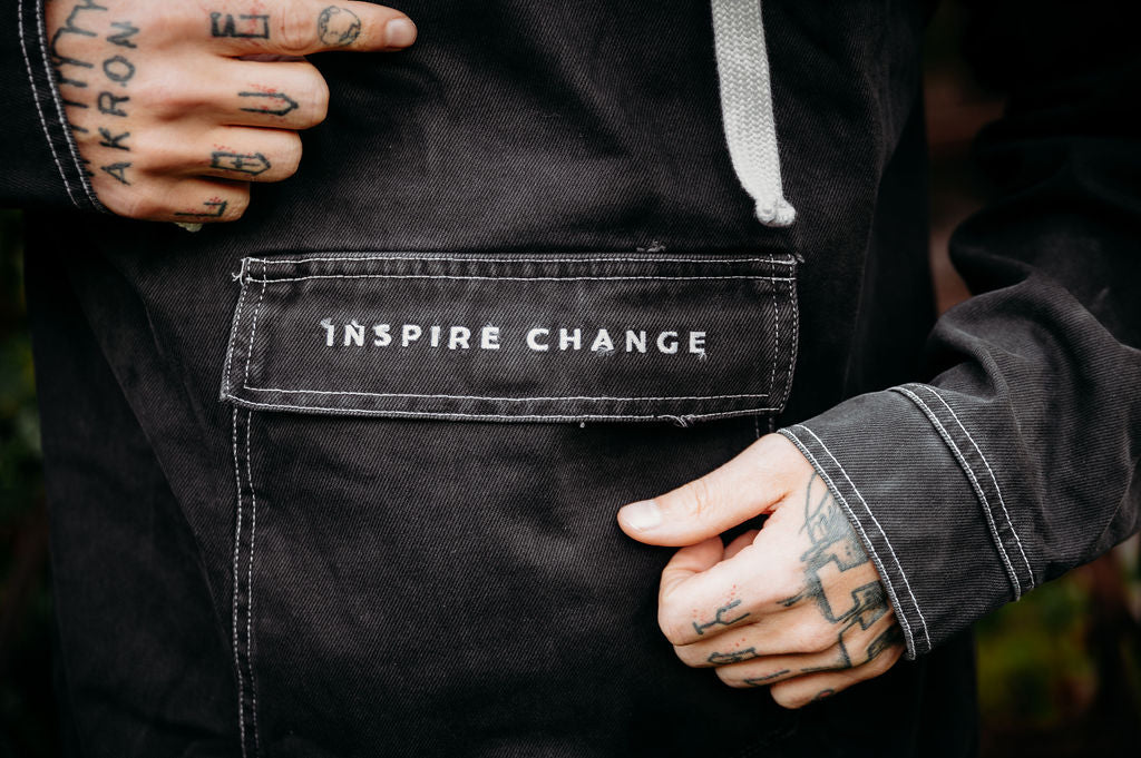 "Inspire Change" Jean Jacket