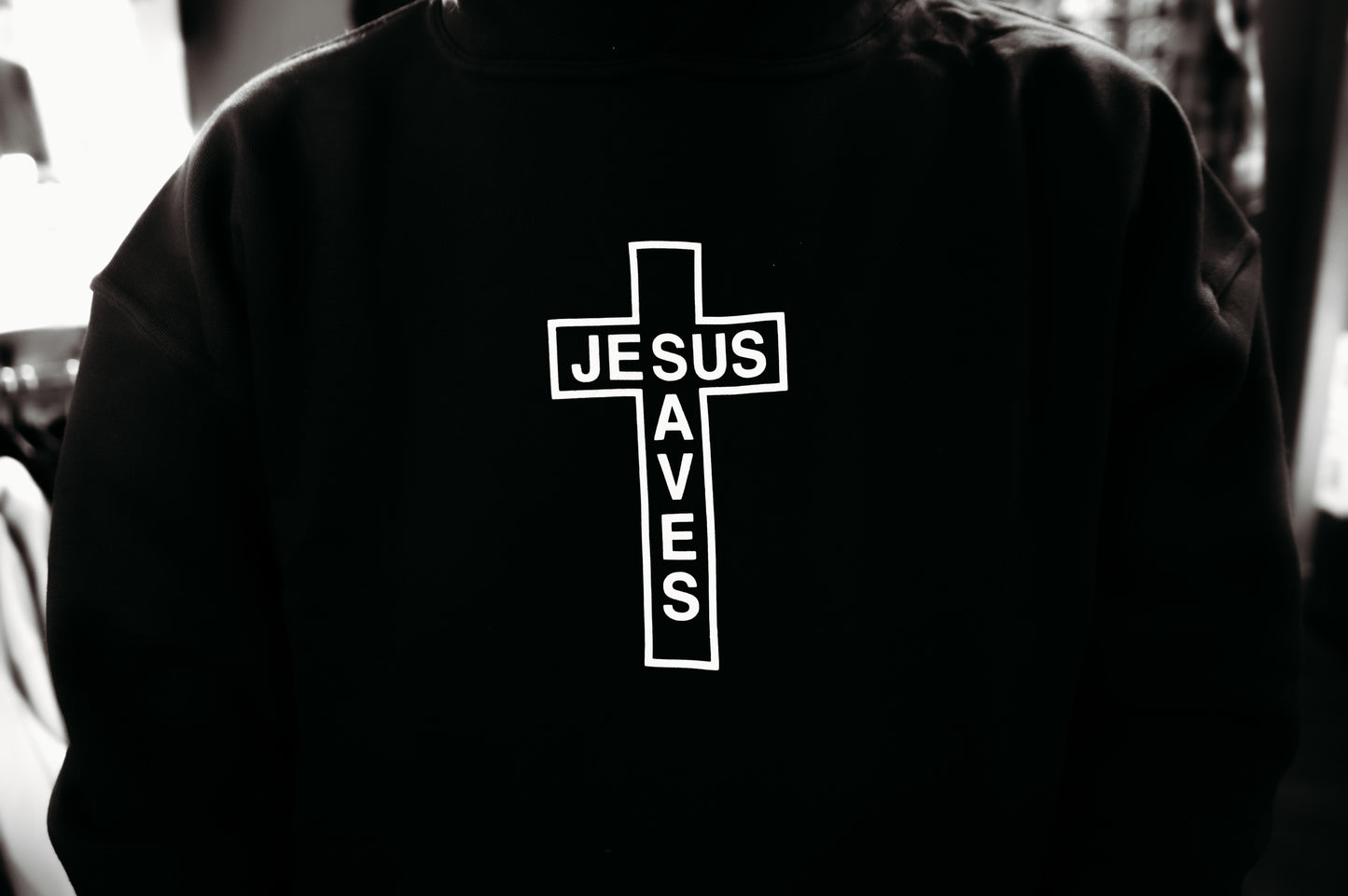 Jesus Saves Reflective Hoodie