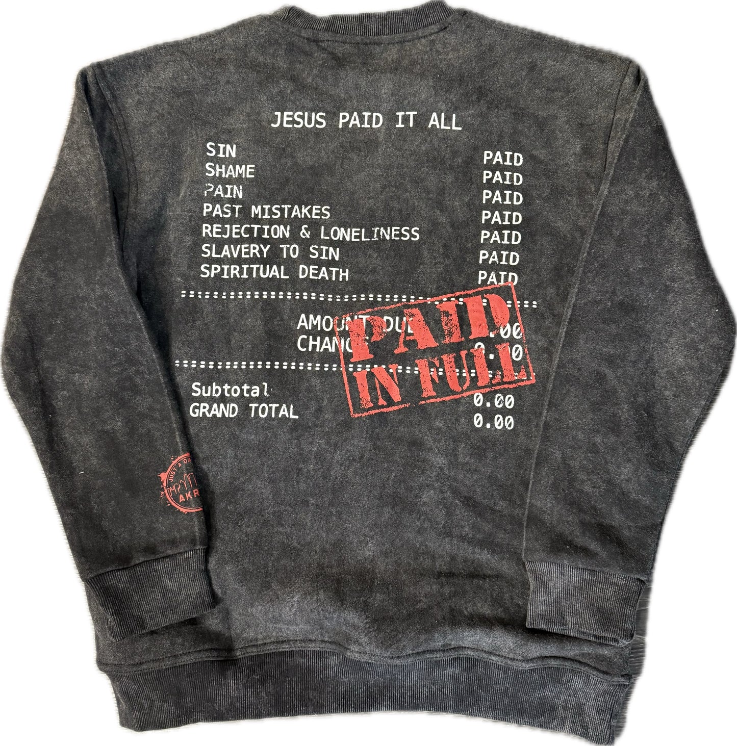 Jesus Paid It All Crewneck