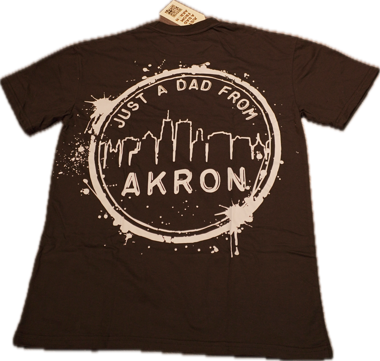 JUST A DAD FROM AKRON — SIGNATURE TEE