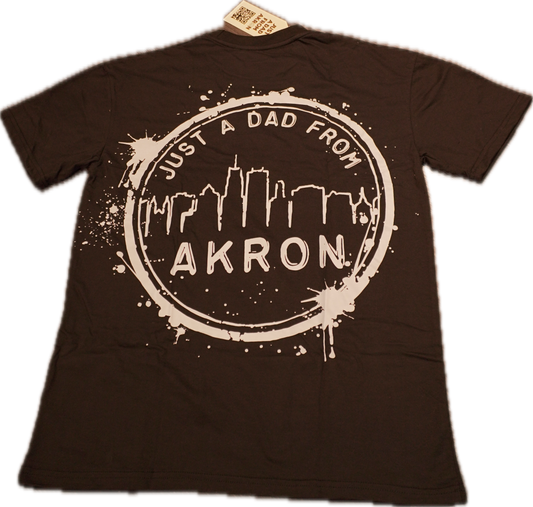 JUST A DAD FROM AKRON — SIGNATURE TEE