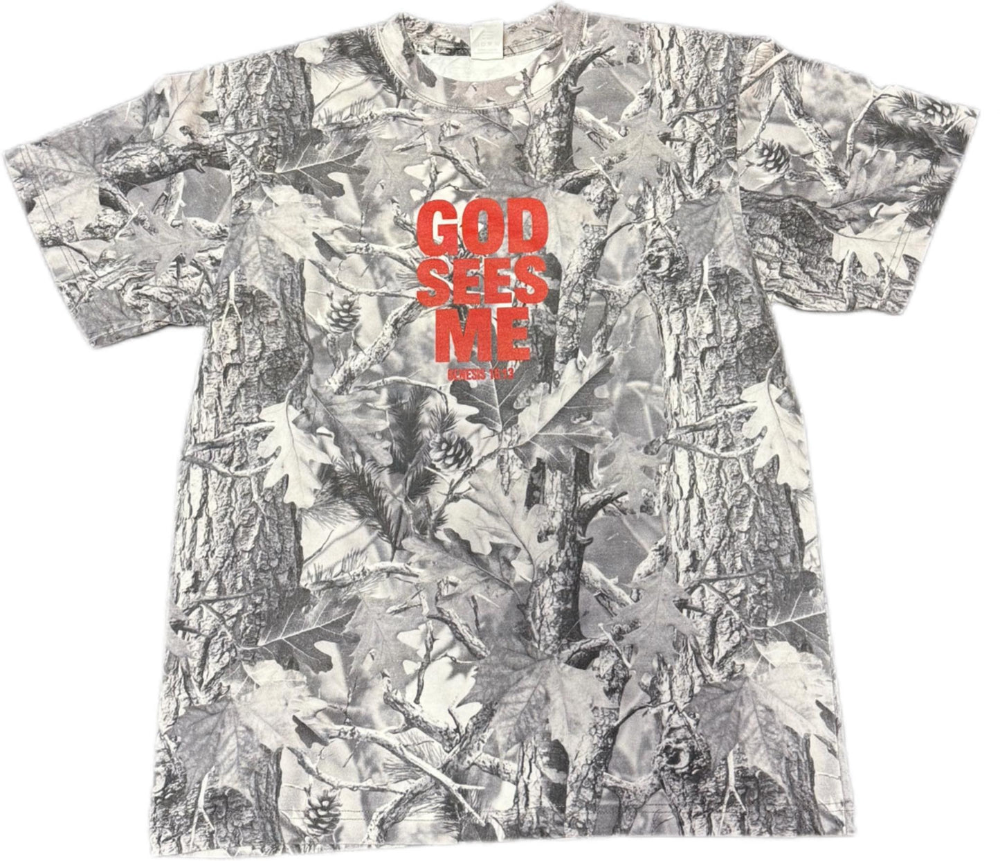 God Sees Me - Camo Tee